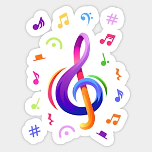 Music Notes Sticker